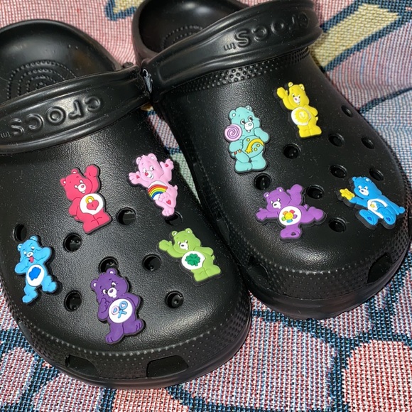 💖9 Piece Complete Care Bears Set Crocs Charms - Picture 4 of 4